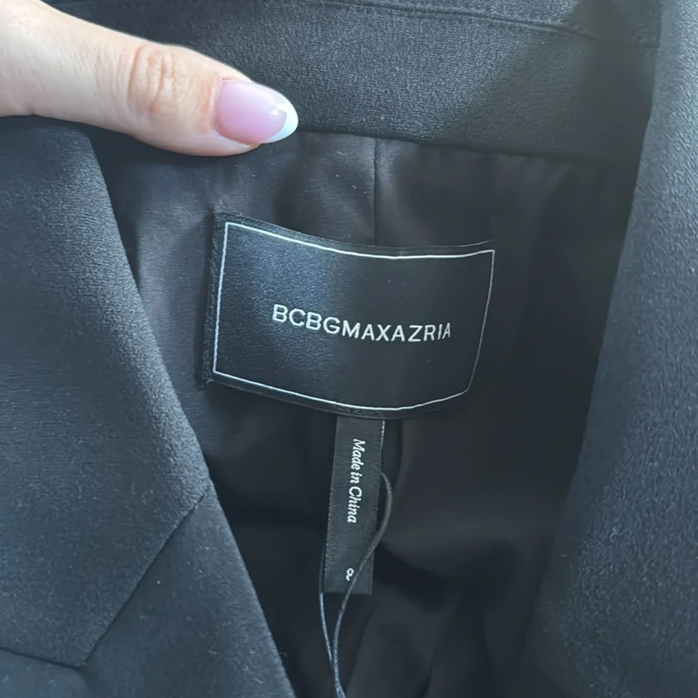 NWT BCBGMAXAZRIA Eugenie Blazer Dress black - Picture 3 of 6